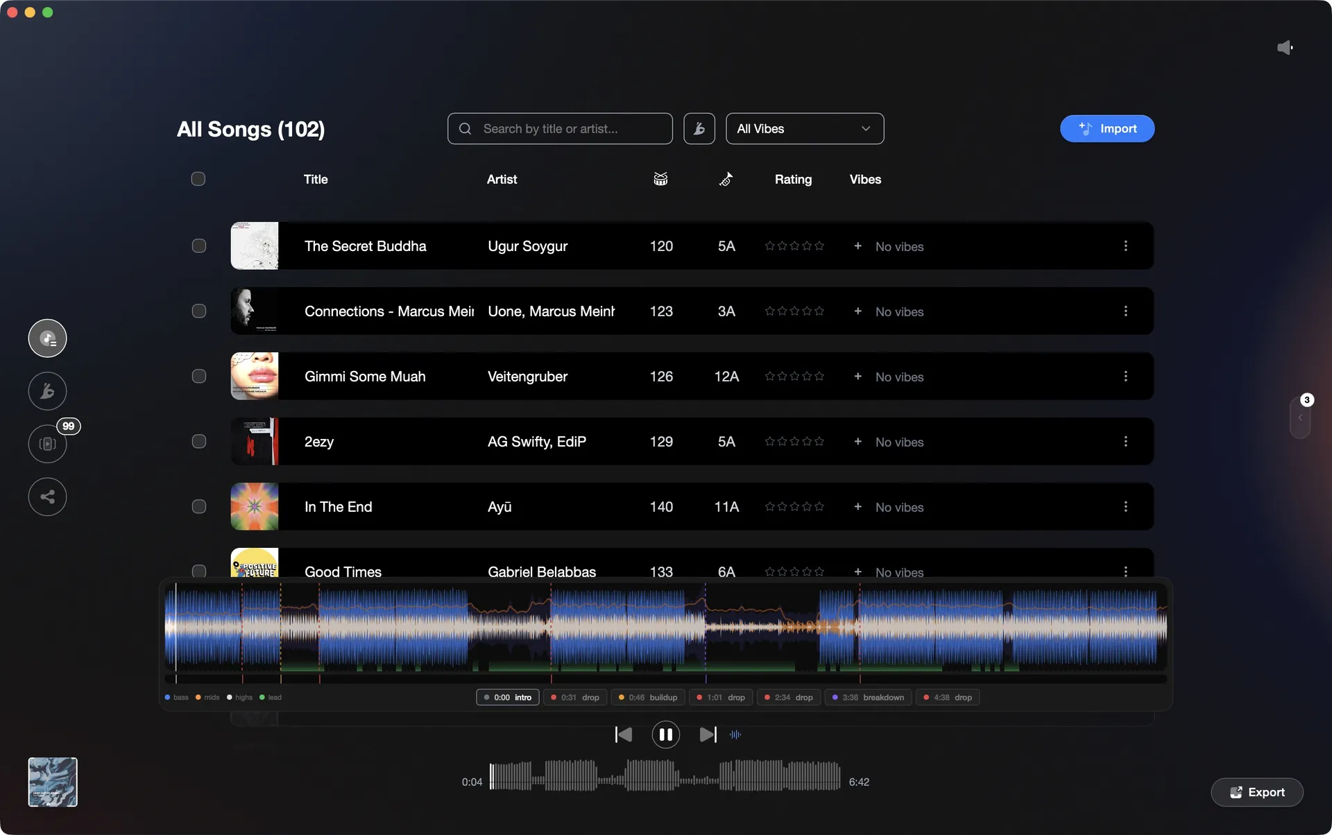 Import your local tracks