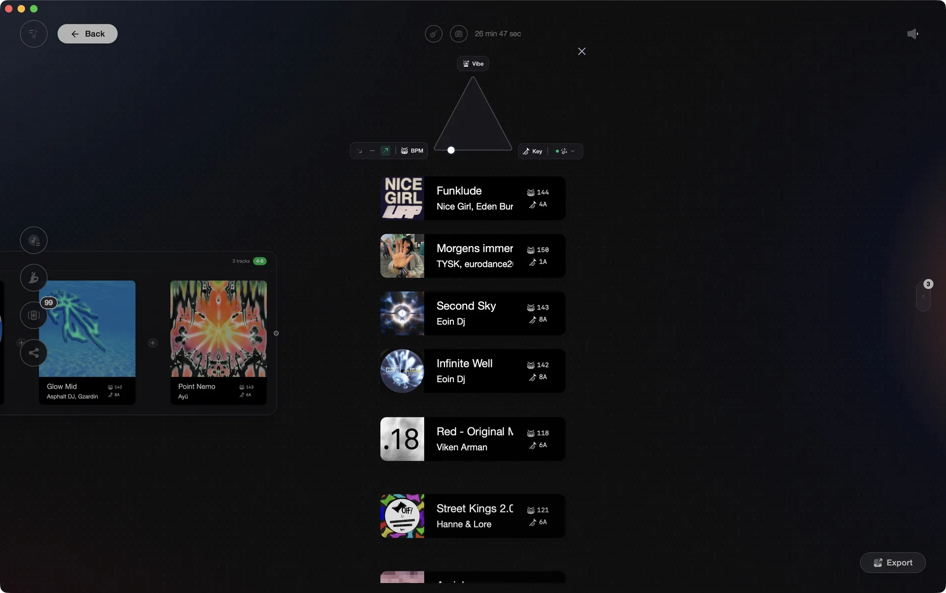 Compatible next-track suggestions